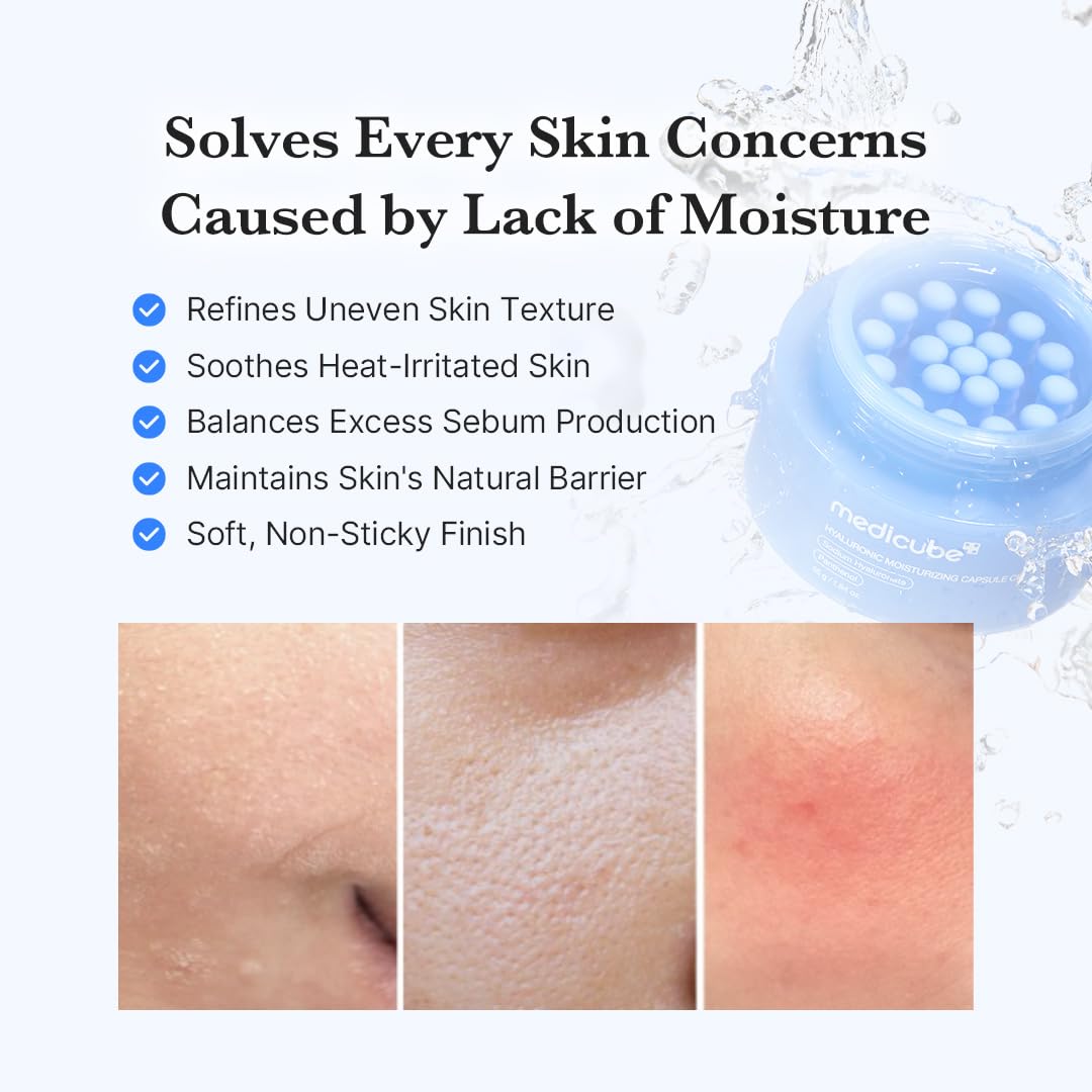 [ MEDICUBE ]Hyaluronic Moisturizing Capsule Cream 55g / 1.94oz - KosBeauty