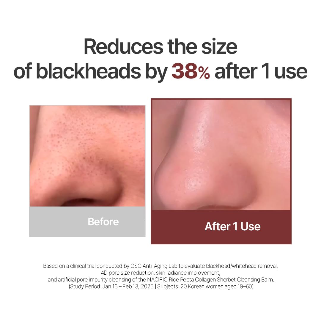 [ NACIFIC ] Rice Pepta Collagen Sherbet Cleansing Balm 80g / 2.82 oz - KosBeauty