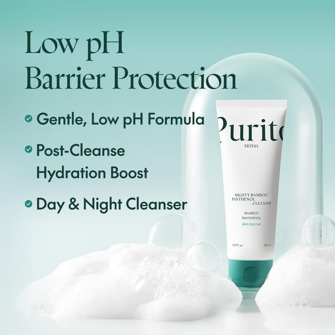 [ PURITO ] Mighty Bamboo Panthenol Cleanser 150ml / 5.07 fl.oz