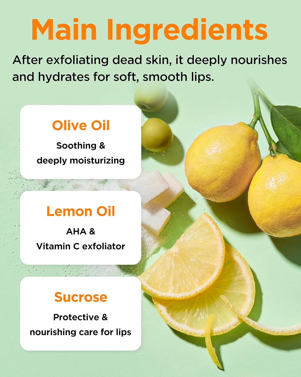 Tocobo Lemon Sugar Scrub Lip Mask 20ml
