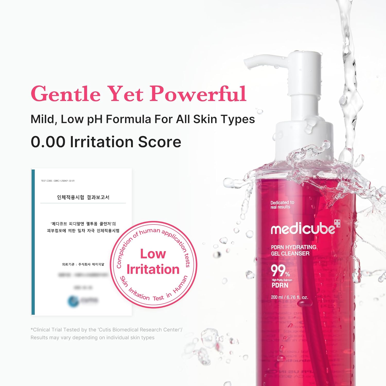 [ MEDICUBE ] PDRN Hydrating Gel Cleanser 99% High Purity Salmon PDRN 200ml / 6.76 fl.oz