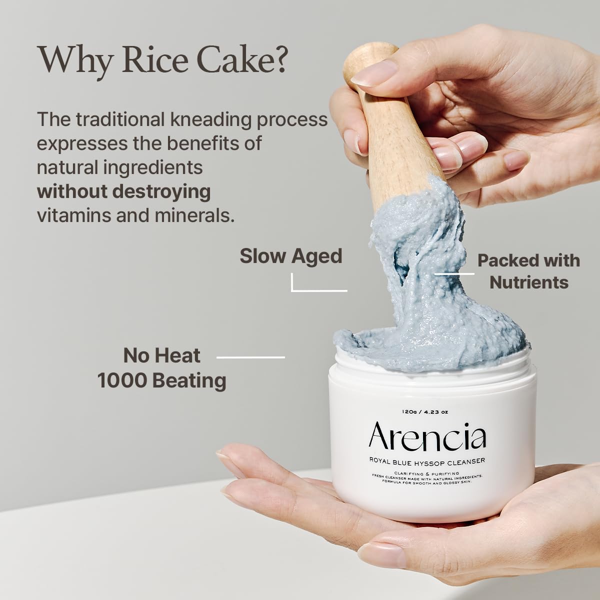[ Arencia ] Rice Mochi Cleanser 120g / 4.23oz