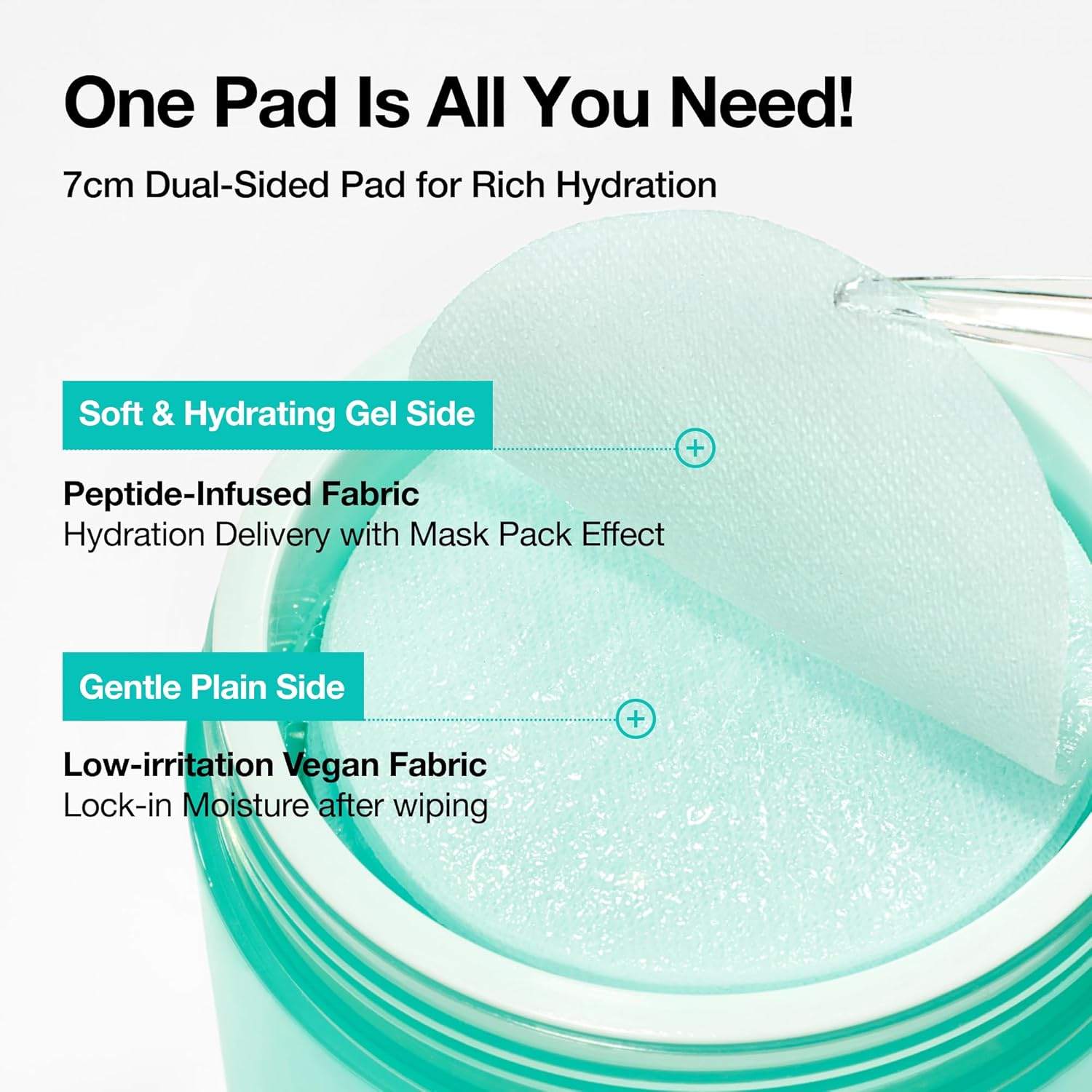 [ ANUA ] PDRN + Hyaluron Glow pad 90pads 230ml / 7.77 fl.oz. - KosBeauty