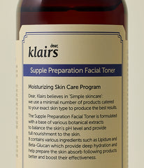 Dear, Klairs Supple Preparation Facial Toner 180ml / 6.08oz