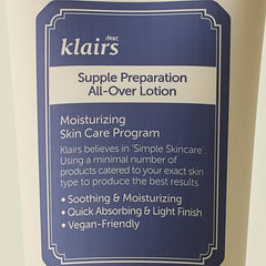 Dear, Klairs Supple Preparation All-Over Lotion, 250ml / 8.45 oz