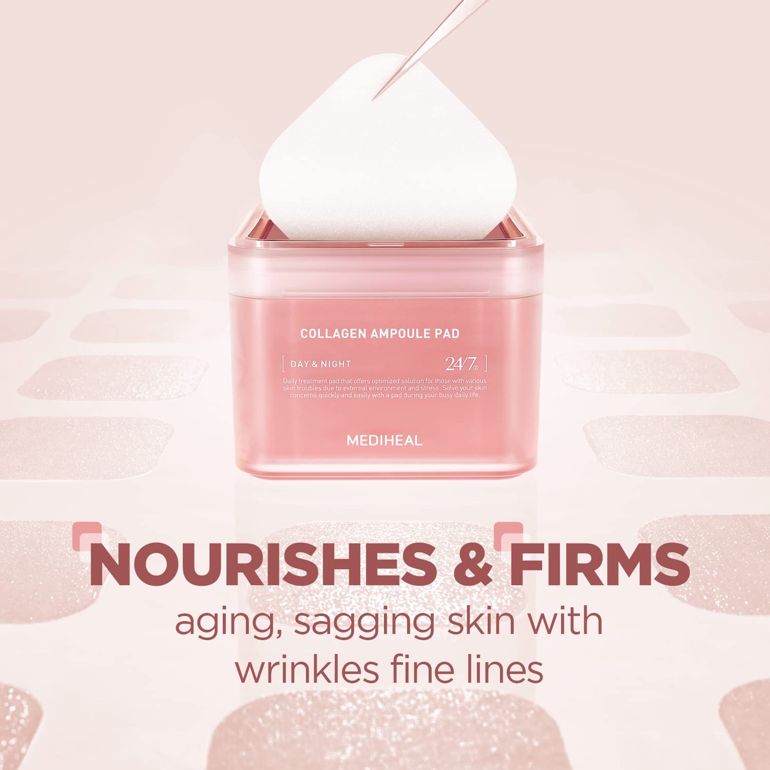 Mediheal Collagen Lifting Duo ( Ampoule Pad, Essential Mask 10 pcs )