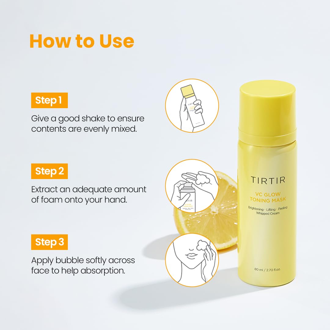 TIRTIR VC Glow Toning Mask, 80ml/ 2.70 fl.oz