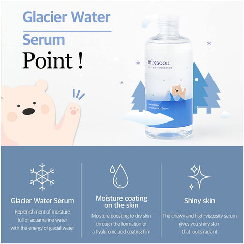 MIXSOON Glacier Water Hyaluronic Acid Serum 300ml