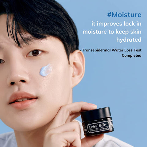 Dear Klairs Midnight Blue Youth Activating Drop 20ml + Calming Cream 30ml Set