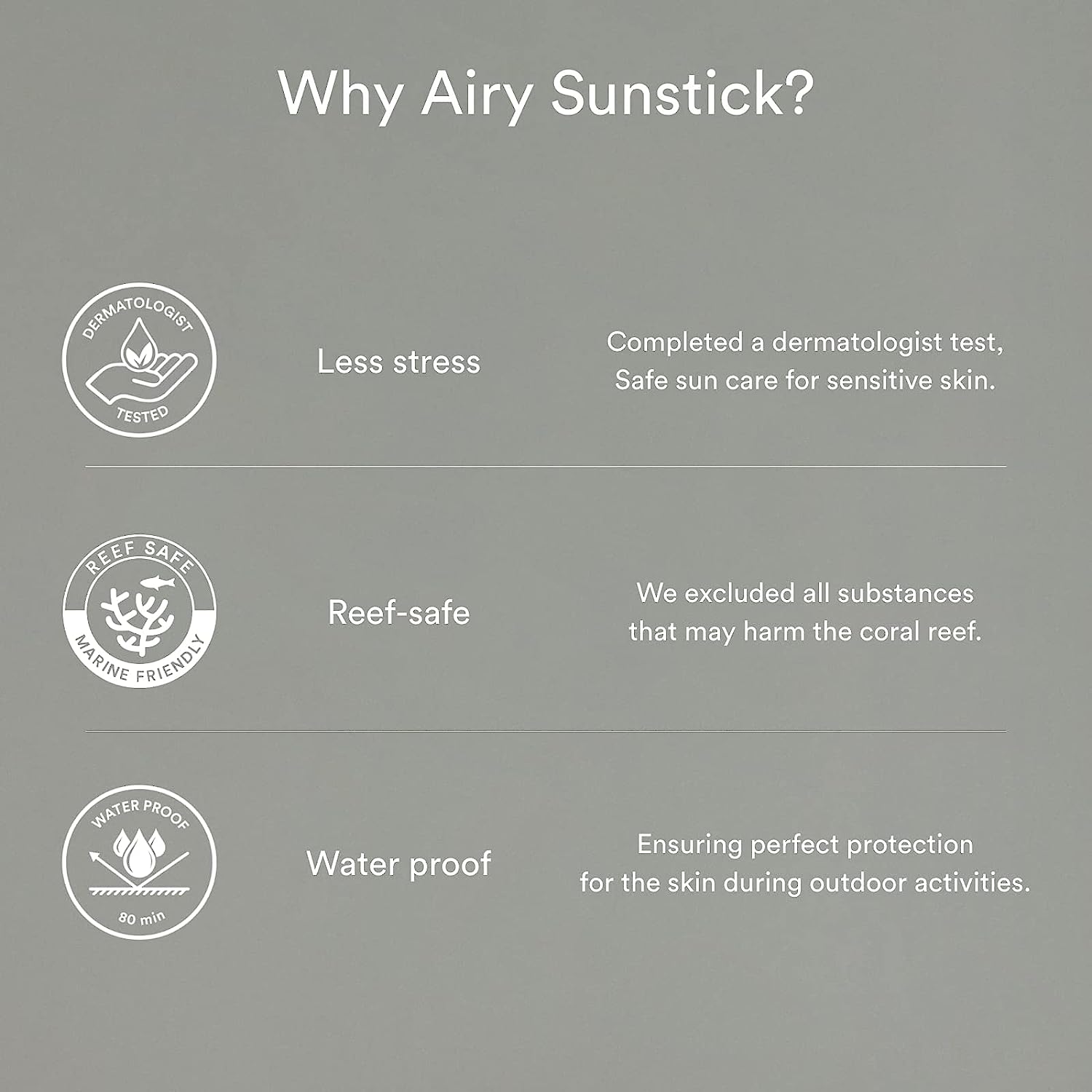 Abib Airy sunstick Smoothing bar SPF50+, 23g 0.81 oz.
