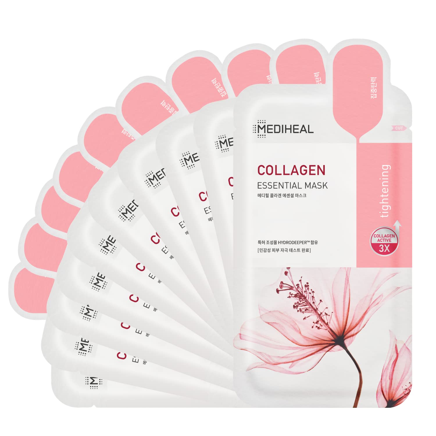 Mediheal Collagen Lifting Duo ( Ampoule Pad, Essential Mask 10 pcs )