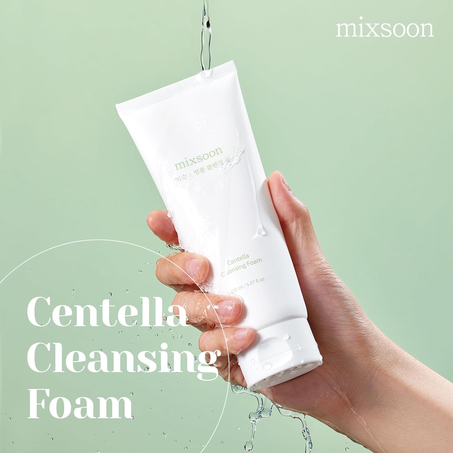 MIXSOON Centella Cleansing foam 150ml 5.07 fl.oz.