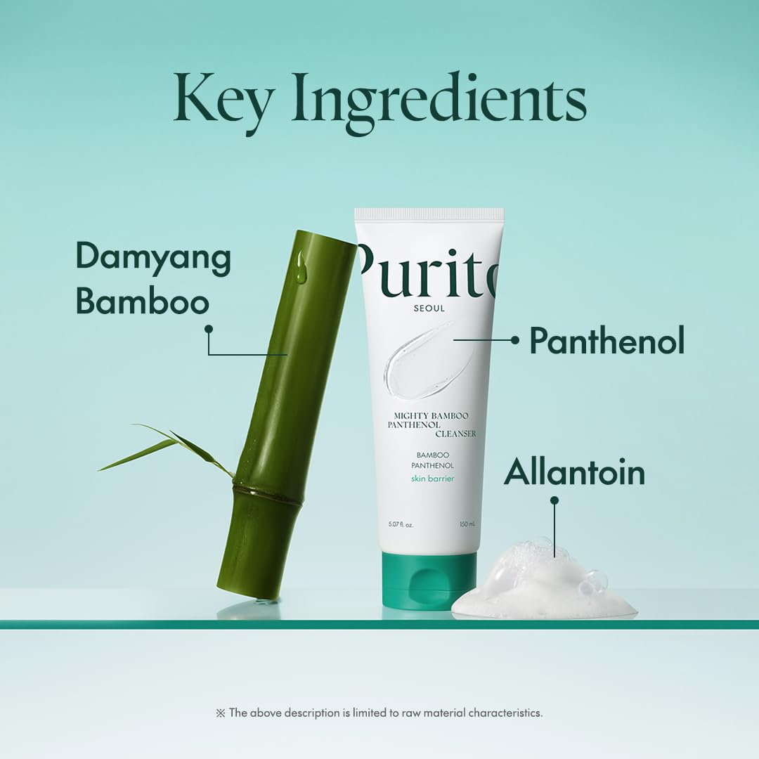[ PURITO ] Mighty Bamboo Panthenol Cleanser 150ml / 5.07 fl.oz
