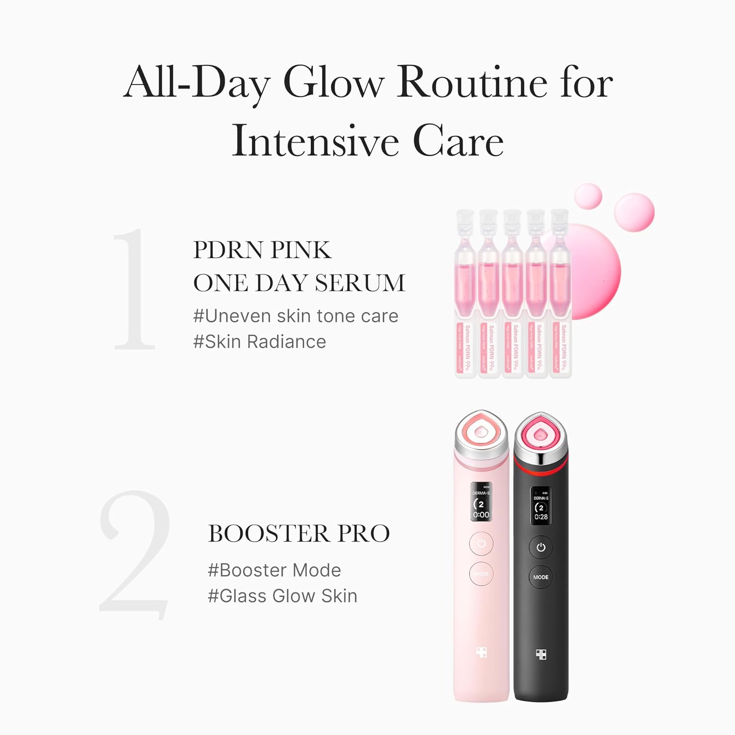 [ MEDICUBE ] PDRN Pink One Day Serum 1.5ml / 0.05 fl.oz X 10 ea