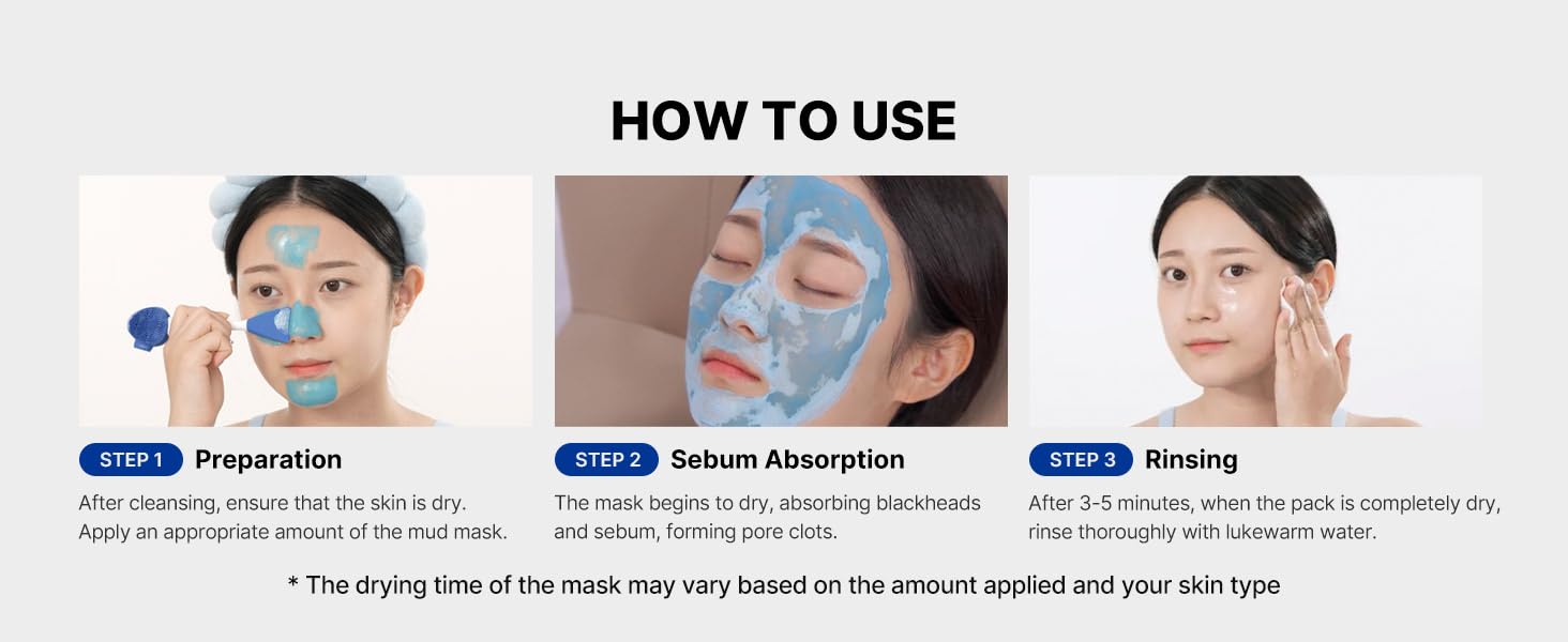 [ MEDICUBE ] ZERO PORE BLACKHEAD MUD MASK 100g / 3.52 oz