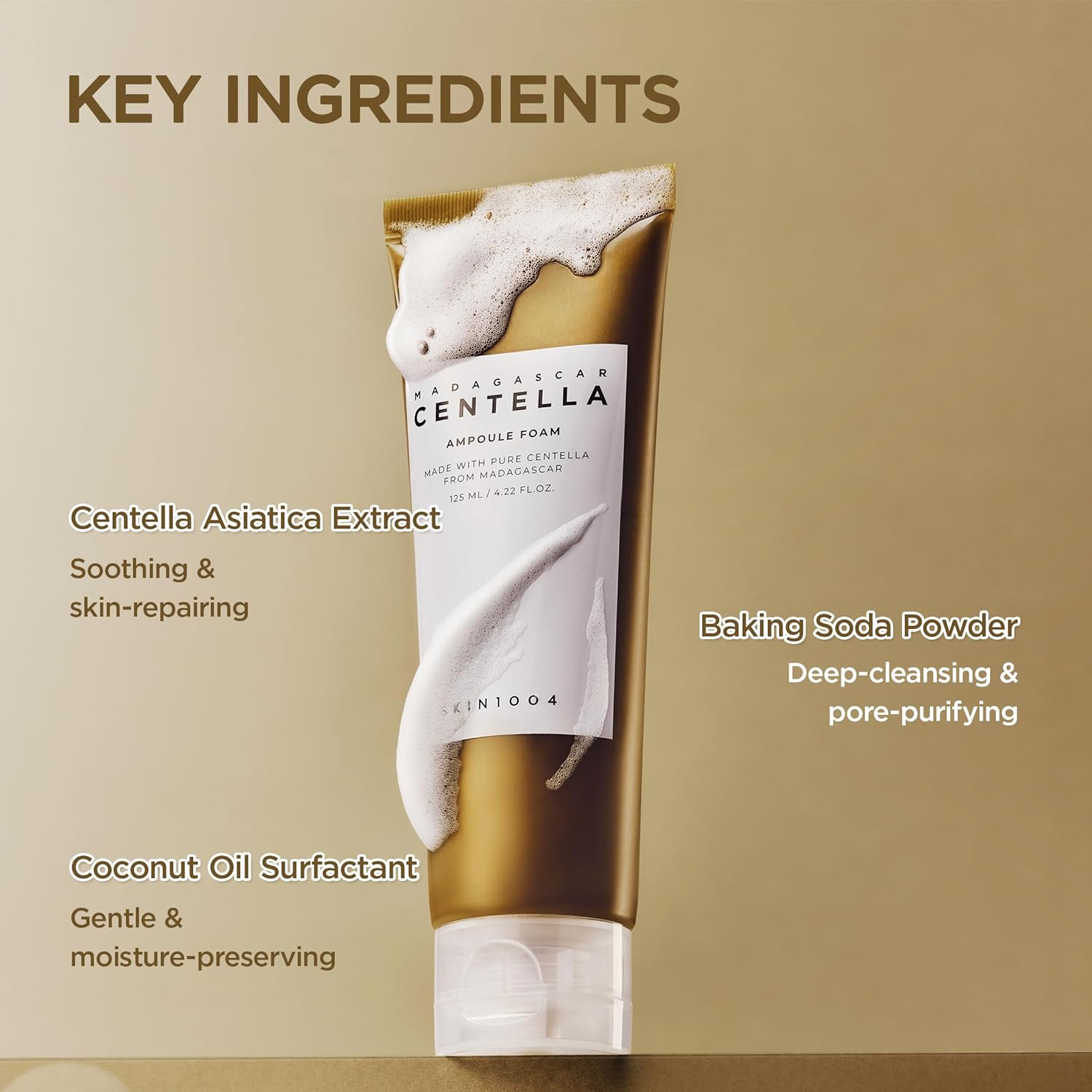 [ Skin1004 ] Madagascar Centella Ampoule Foam, 125ml / 4.22 fl.oz