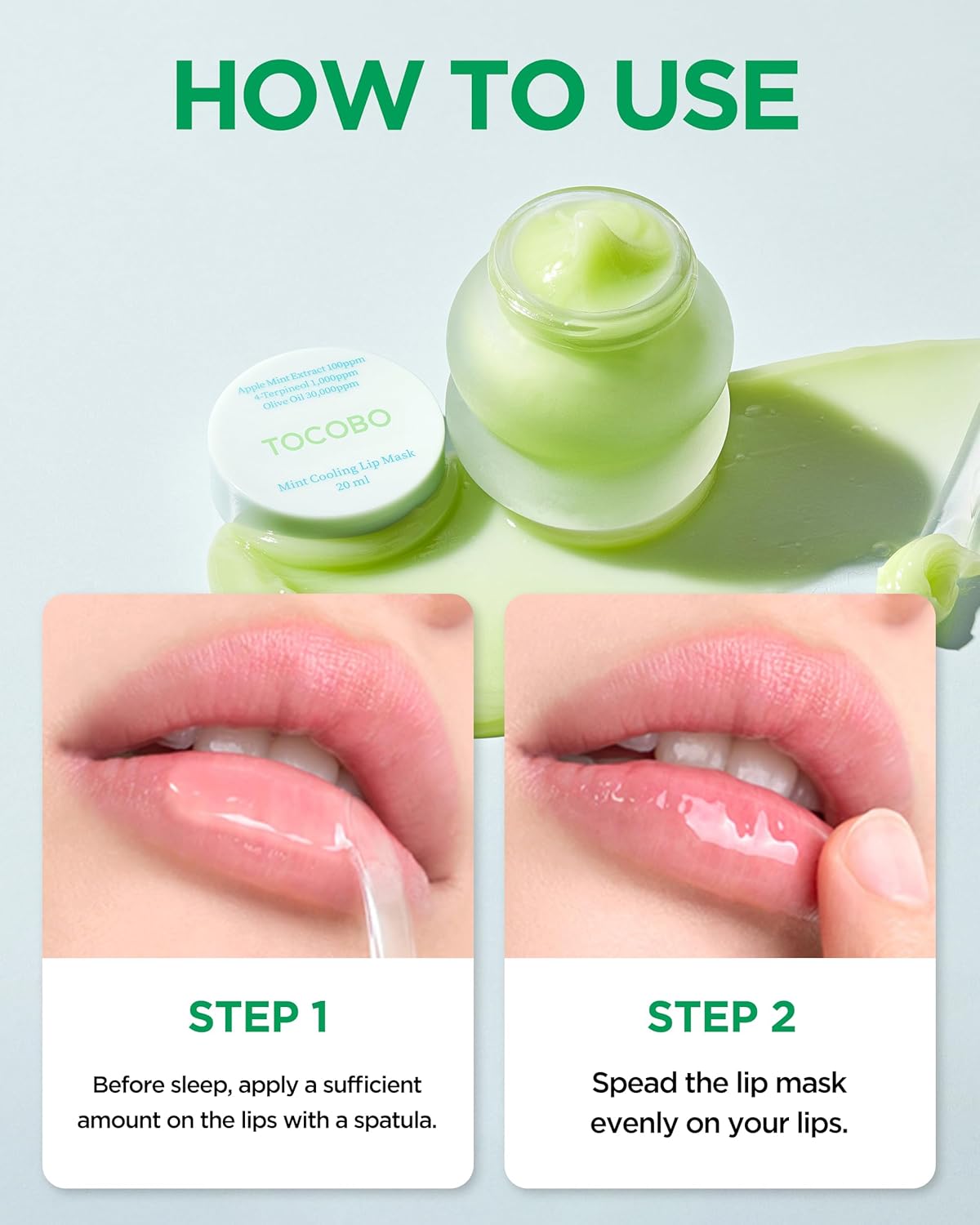 Tocobo Mint Cooling Lip Mask 20ml