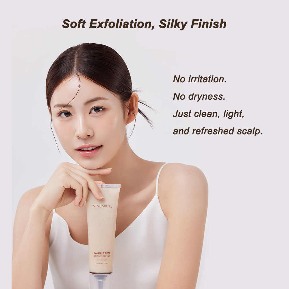 [ NINEMILA ] Calming Beer Scalp Scrub Dual Scaling 200ml e 6.7 fl.oz - KosBeauty