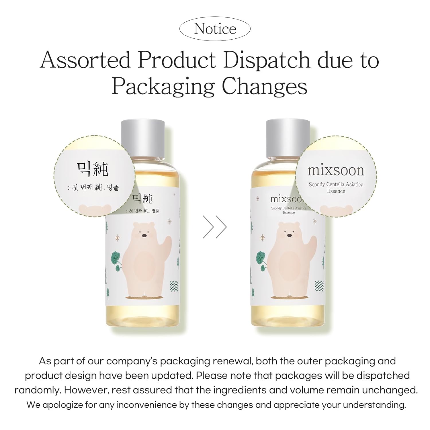 MIXSOON Soondy Centella Asiatica Essence 100ml / 3.38 fl.oz