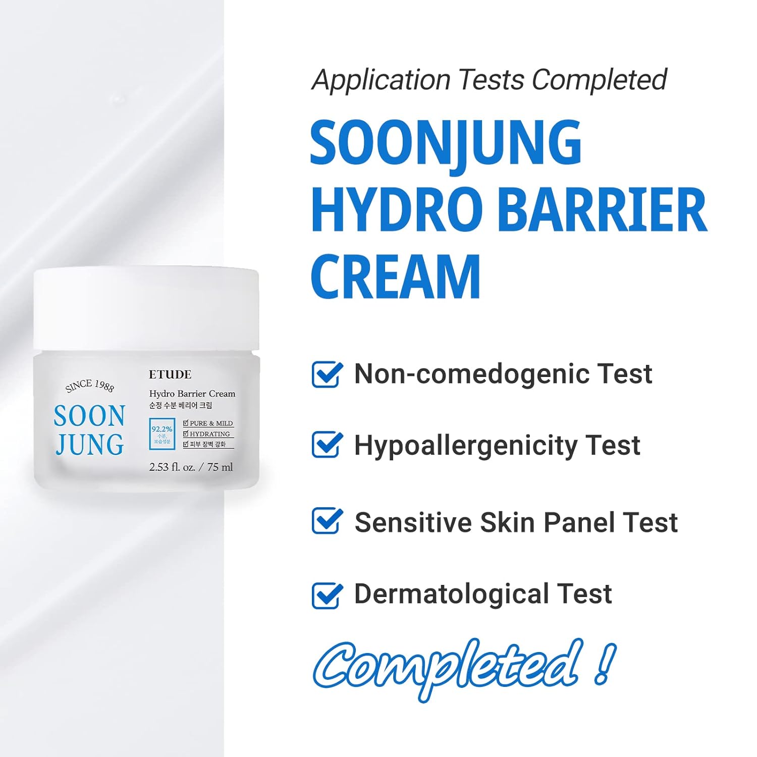 Etude House Soon Jung Hydro Barrier Cream 75 ml / 2.53 fl.oz