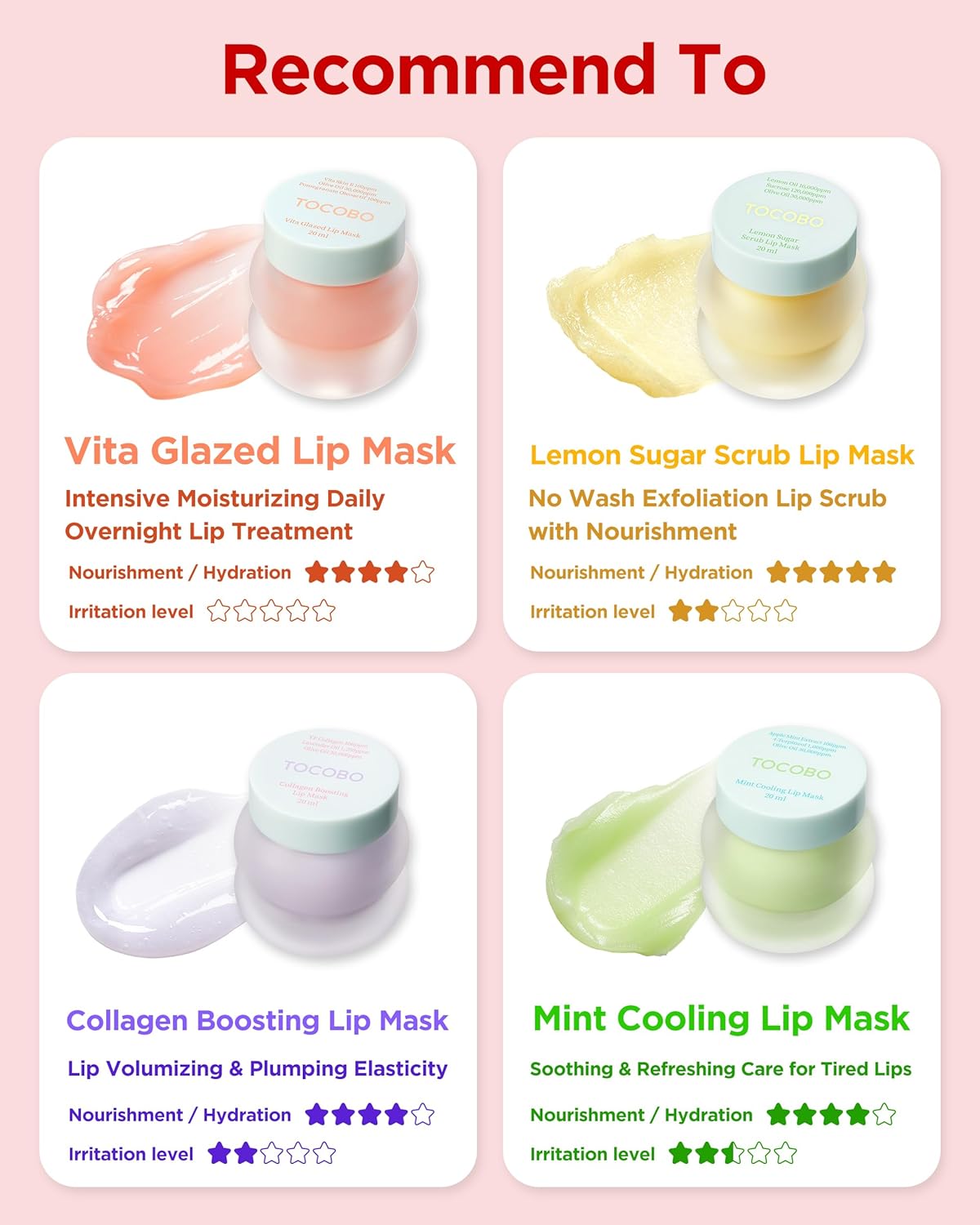 Tocobo Lemon Sugar Scrub Lip Mask 20ml