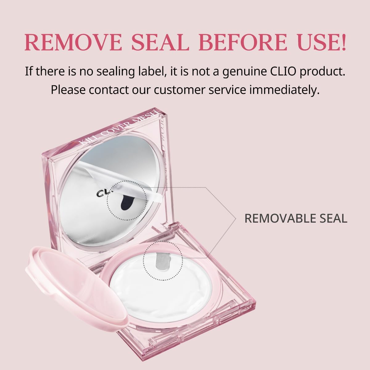 [ CLIO ] KILL COBER MESH GLOW CUSHION 15g / Net Wt. 0.52 Oz x 2 ea
