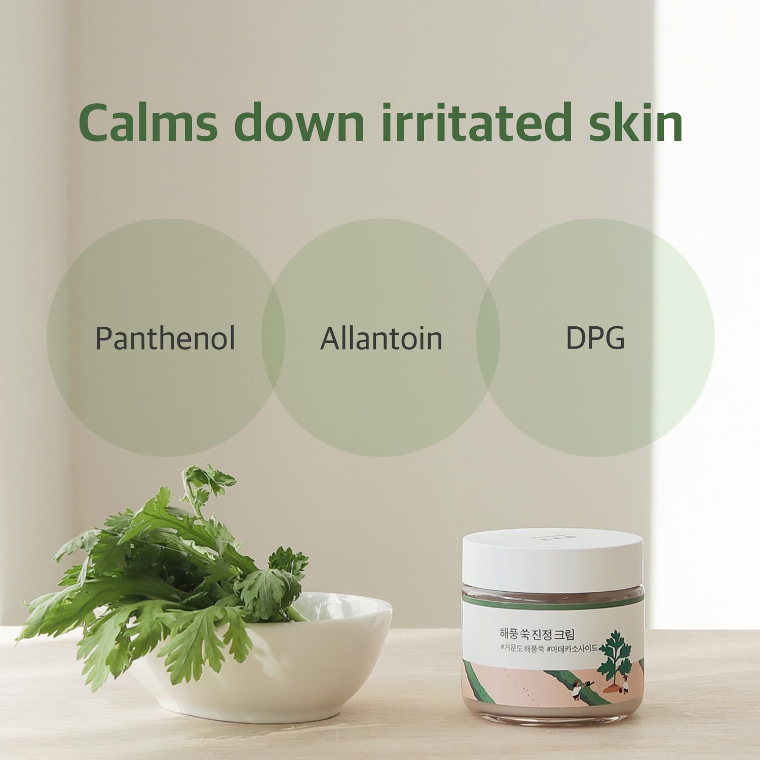ROUND LAB Mugwort Calming Cream 80ml / 2.70fl.oz