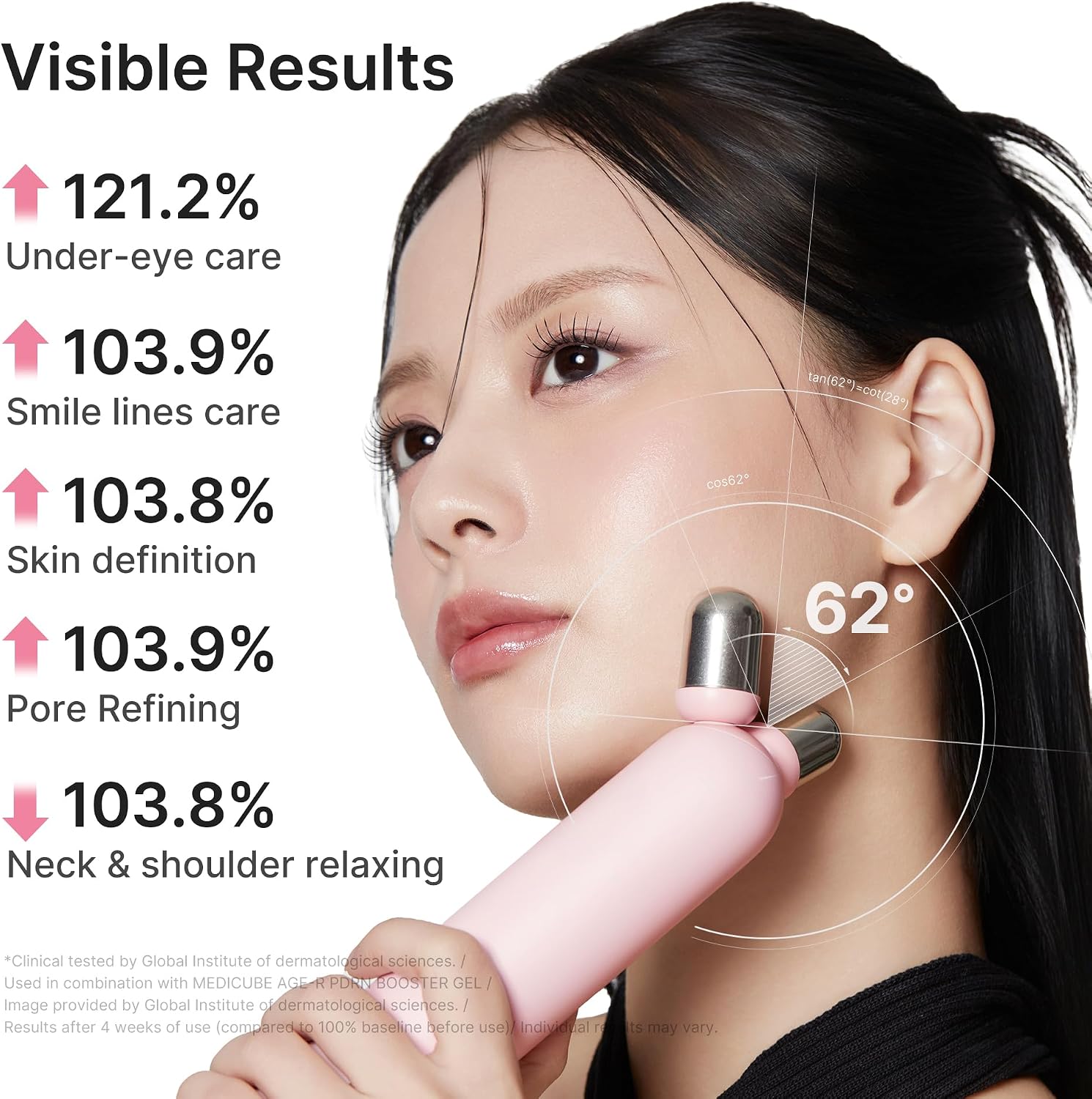 [ Medicube ] Age-R Booster Booster V Roller - Pink - KosBeauty