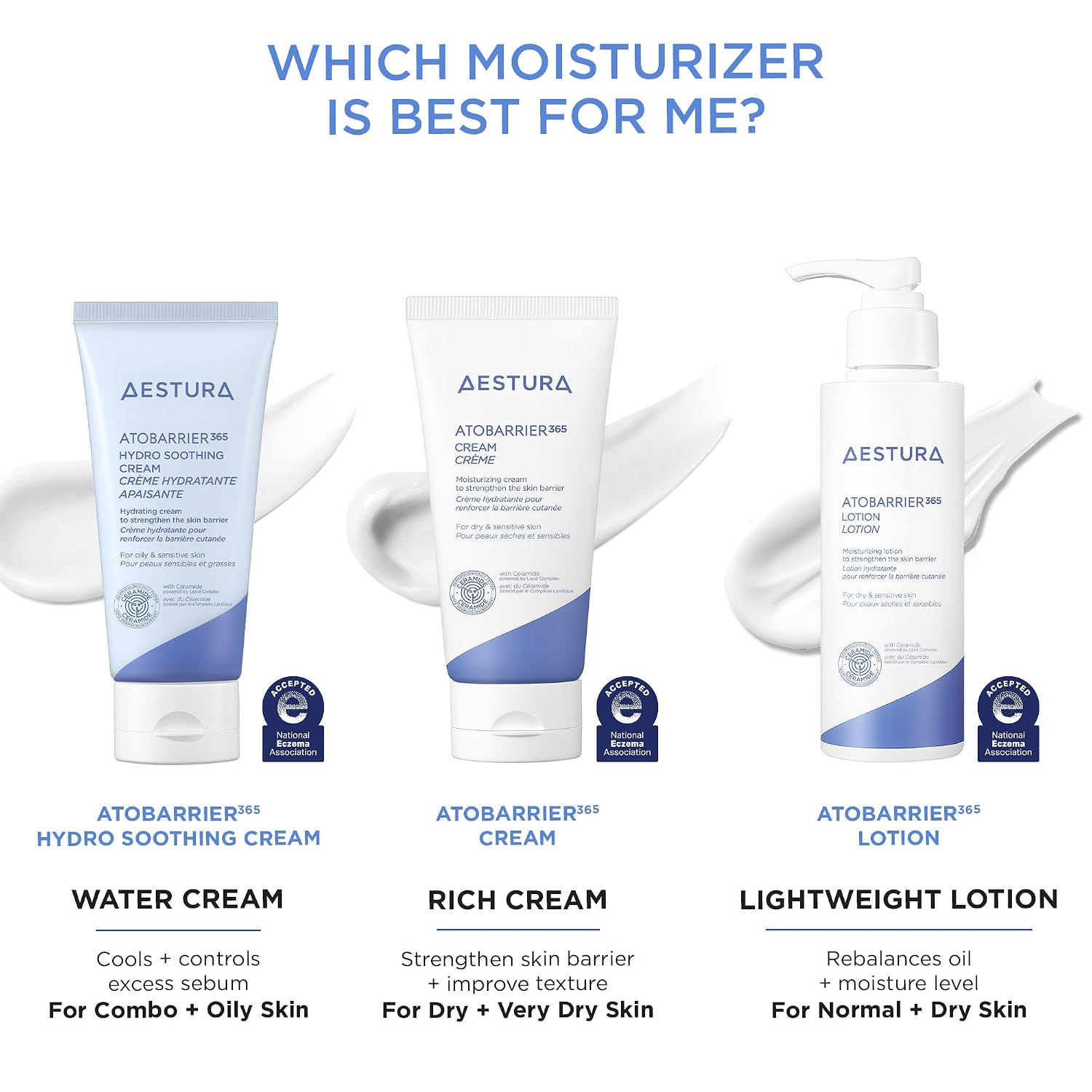 [ AESTURA ] ATOBARRIER 365 Cream DermaOn, Moisturizing& Strengthening skin barrier 80ml / 2.7 fl.oz - KosBeauty