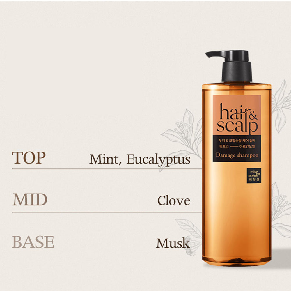 [ MISE EN SCENE ] Hair & Scalp Damage Shampoo 750ml