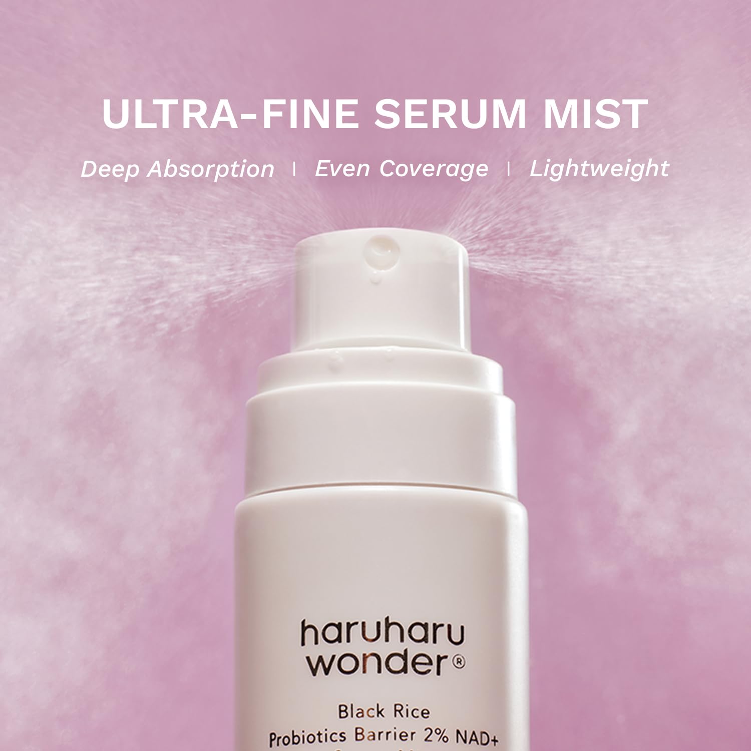 [ HARUHARU ]Wonder Black Rice Probiotics 2% NAD+ Serum Mist 80ml / 2.70fl.oz. - KosBeauty