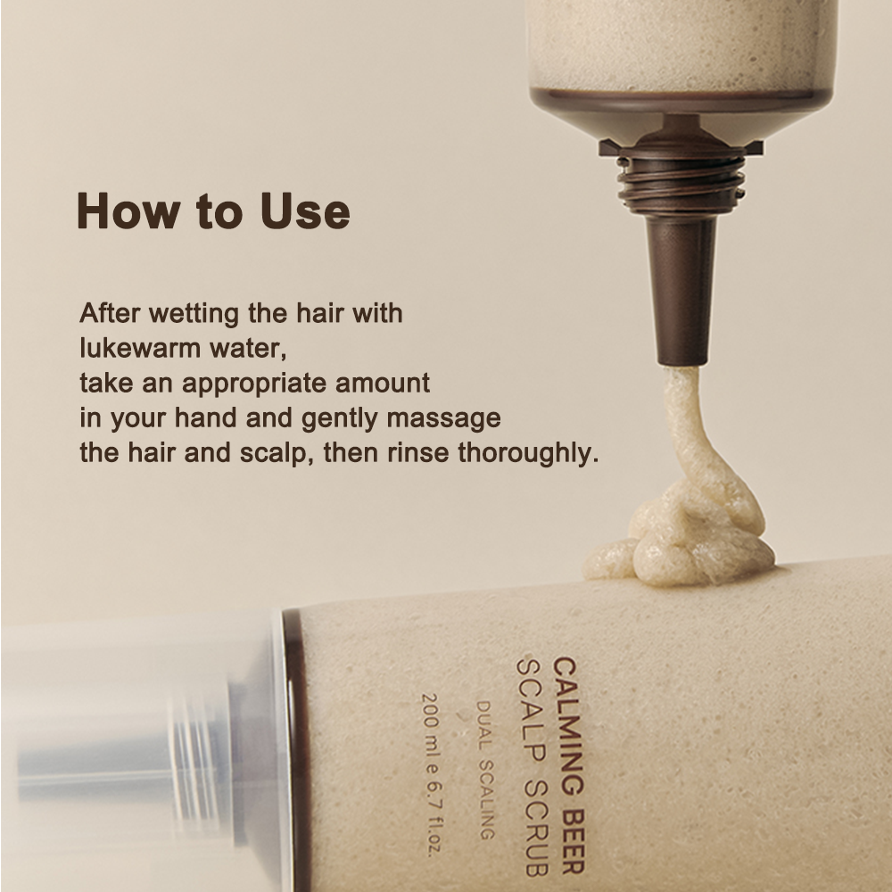 [ NINEMILA ] Calming Beer Scalp Scrub Dual Scaling 200ml e 6.7 fl.oz - KosBeauty