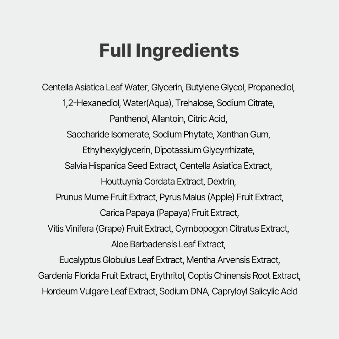 [ NACIFIC ]CICA PDRN First Toner 5.07 fl oz 150ml - KosBeauty