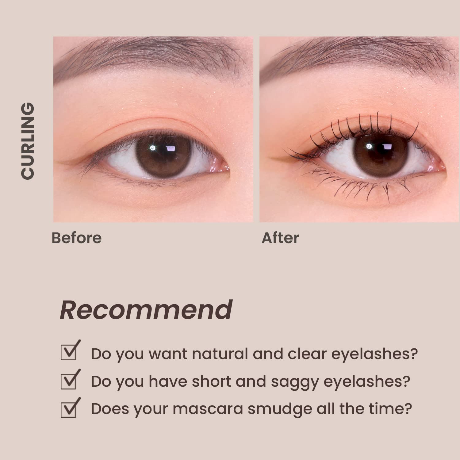 [ HEIMISH ] Dailism Smudge Stop Mascara Volume/Curling Black 0.32 oz / 9 g - KosBeauty