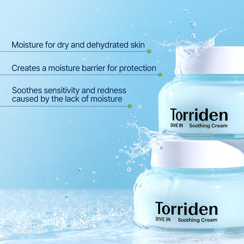 Torriden DIVE-IN Hyaluronic Acid Soothing Cream 100ml/ 3.38 fl oz