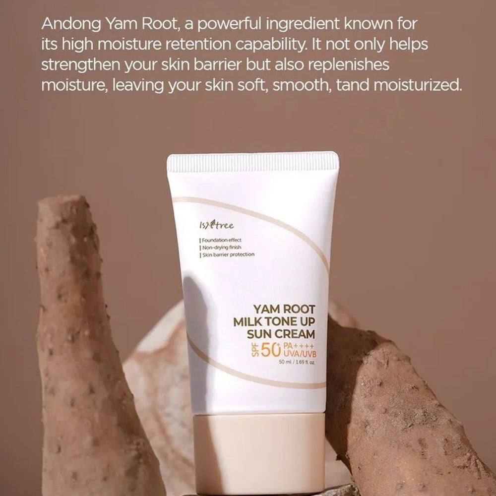 [ ISNTREE ] Yam Root Milk Tone Up Sun Cream SPF 50++++ UVA/UVB 50ml/1.69 fl.oz.