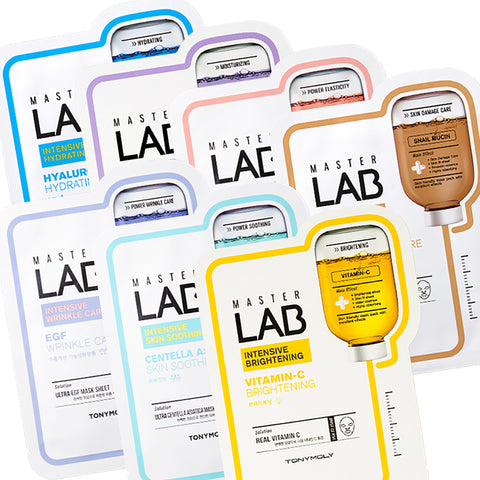 TONYMOLY Master LAB Intensive Facial Masks Sheet Variety 7PCs SET