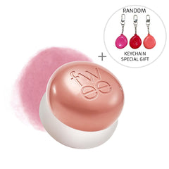 FWEE Lip&Cheek Blurry Pudding Pot (16colors) + RANDOM KEYCHAIN / Fingerlike Silicone Lip Brush