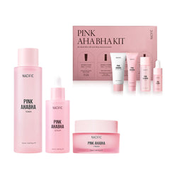 [ NACIFIC ] Pink AHA BHA 4-Piece Skincare Set - KosBeauty