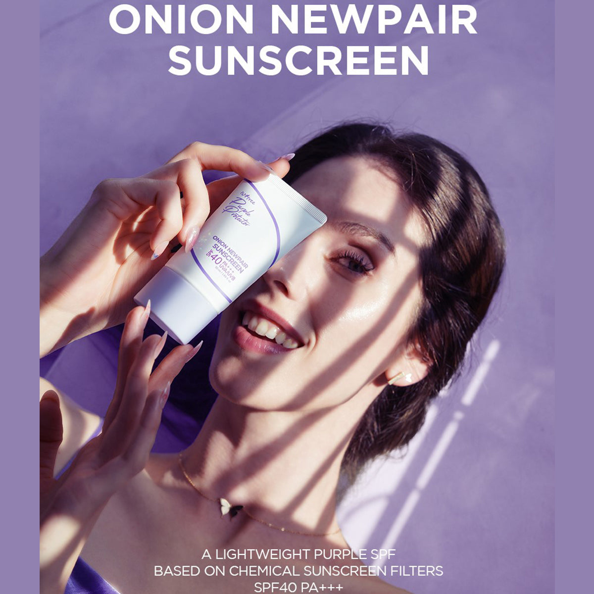 [ ISNTREE ] Purple Protector Onion Sunscreen, SPF40 PA+++ UVA/UVB 50ml/1.69 fl.oz.