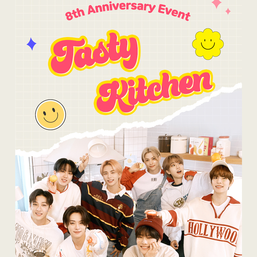 Nacific x Stray Kids 8th Anniversary Tasty Box with Photo Cards, Stickers, Skincare Set
