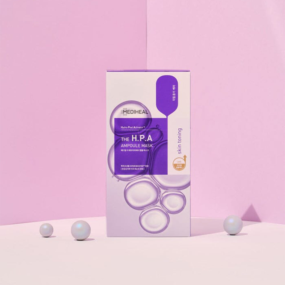 [ MEDIHEAL ] The H.P.A Glowing Ampoule Mask 10pcs