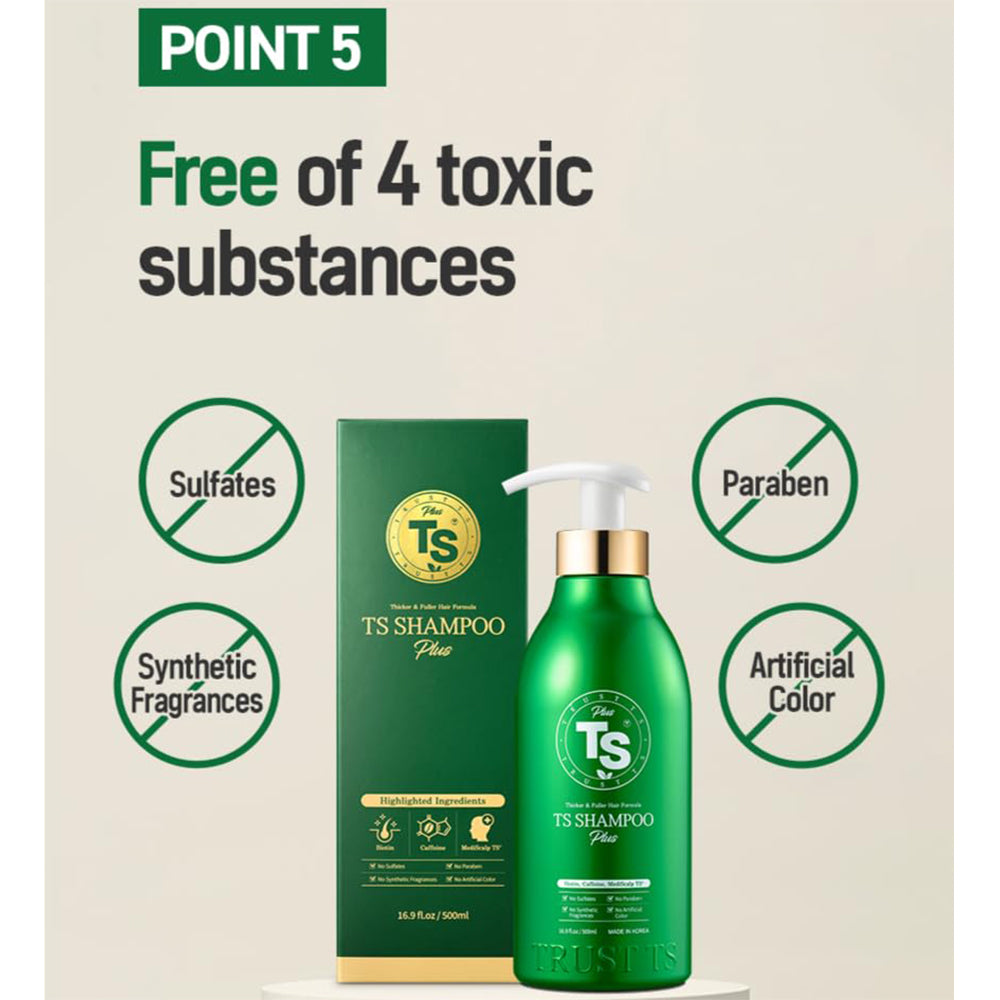 TS Shampoo Plus 500ml / 16.9 oz - KosBeauty