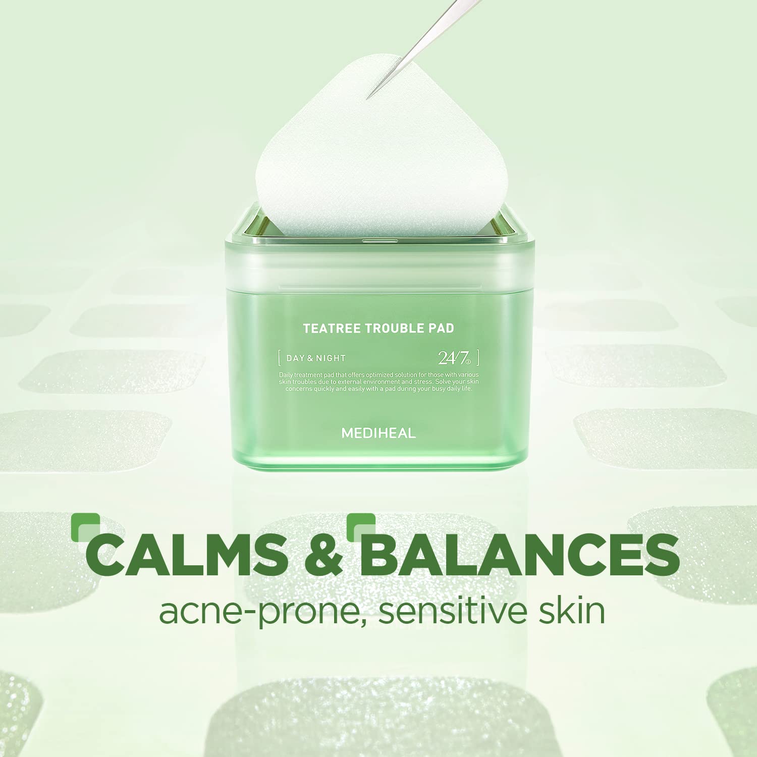 Mediheal Teatree Duo (Teatree Trouble Pad + Derma Modeling Pack Teatree Calming)