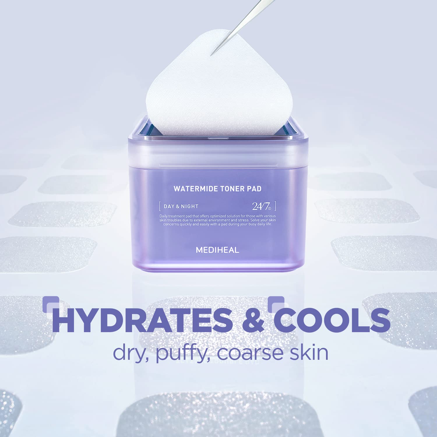 Mediheal Watermide Duo (Watermide Toner Pad + Derma Modeling Pack Hyaluronate Moisture )