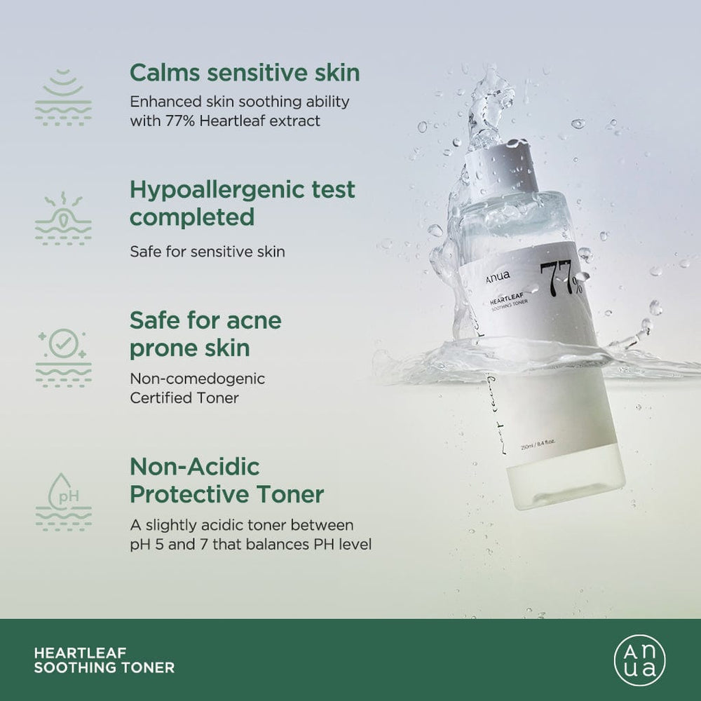 Anua Heartleaf 77% Soothing Toner 250ml/ 8.45 fl. oz.