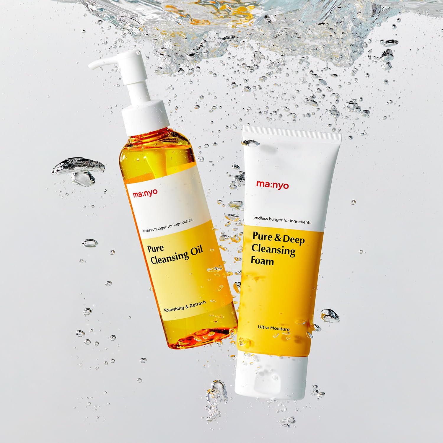 [ MA:NYO FACTORY ] Pure Cleansing Duo (Cleansing Oil 200ml + Cleansing Foam 200ml)