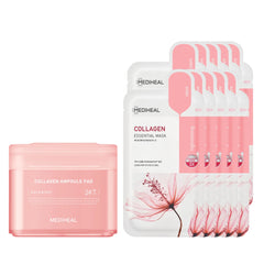 Mediheal Collagen Lifting Duo ( Ampoule Pad, Essential Mask 10 pcs )