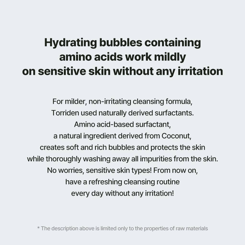Torriden DIVE-IN Low Molecular Hyaluronic Acid Cleansing Foam