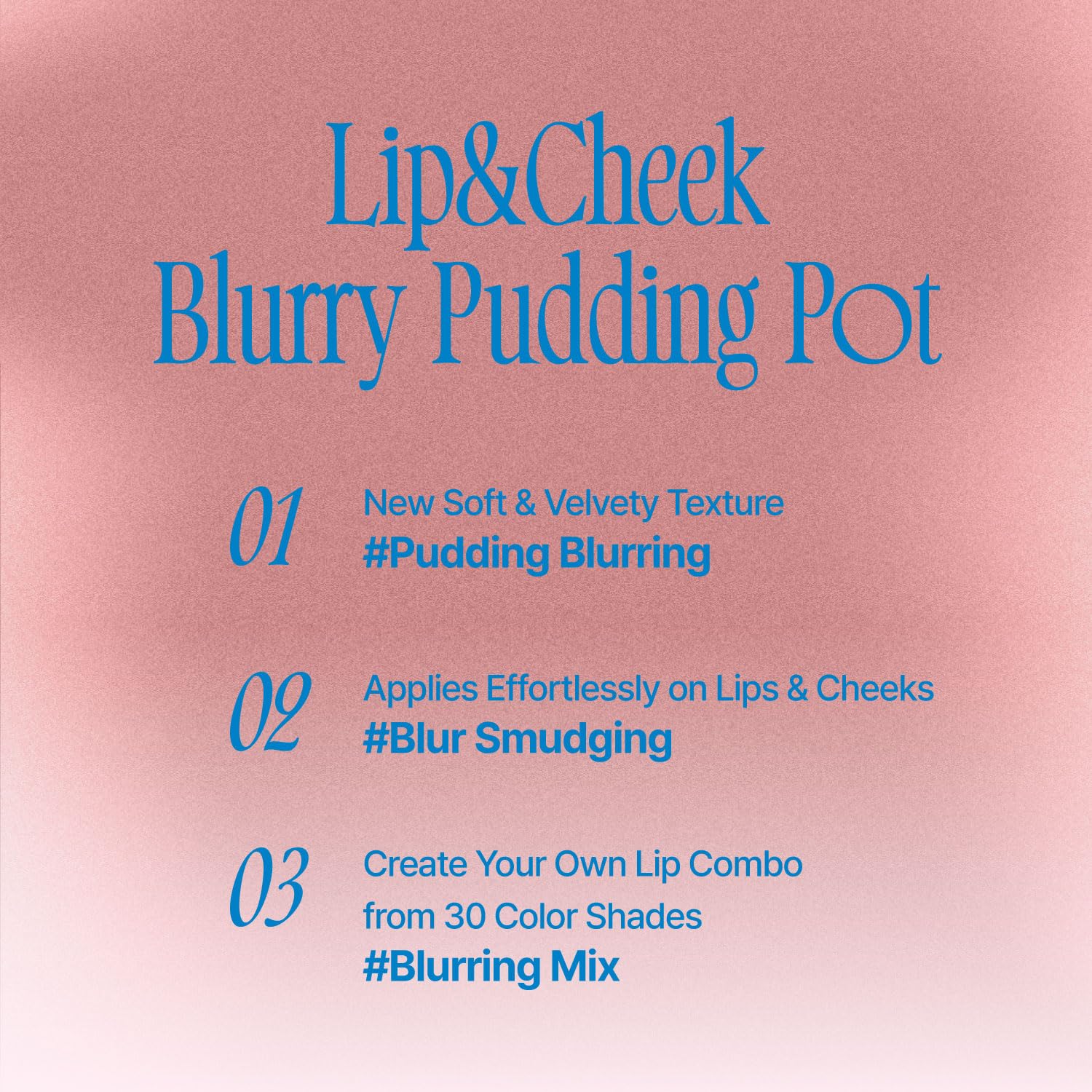 FWEE Lip&Cheek Blurry Pudding Pot (16colors) + RANDOM KEYCHAIN / Fingerlike Silicone Lip Brush